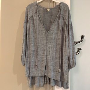 Free People Gray Tunic